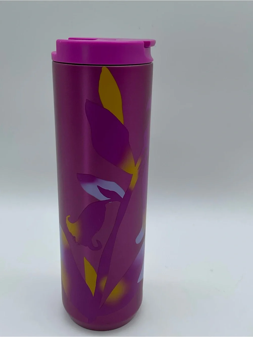 Starbucks 2020 Pink Floral Stainless Steel Tumbler 16 oz New w Original Insert